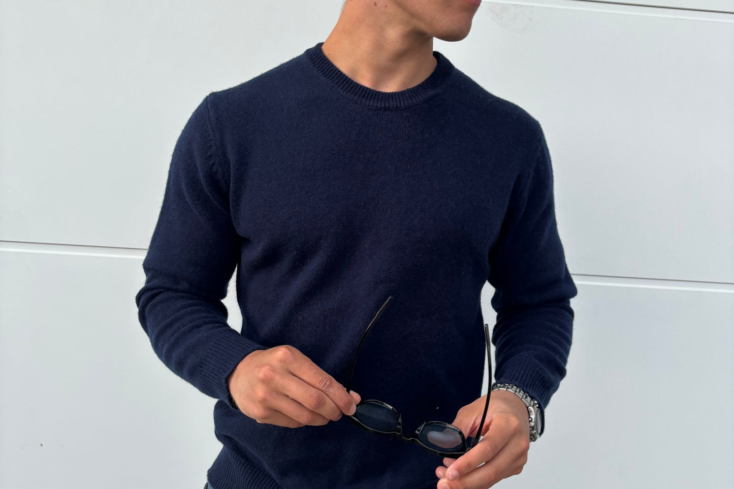 NAVY-BLUE CREWNECK