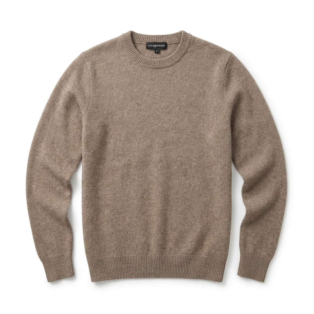 Crewneck – Lys brun