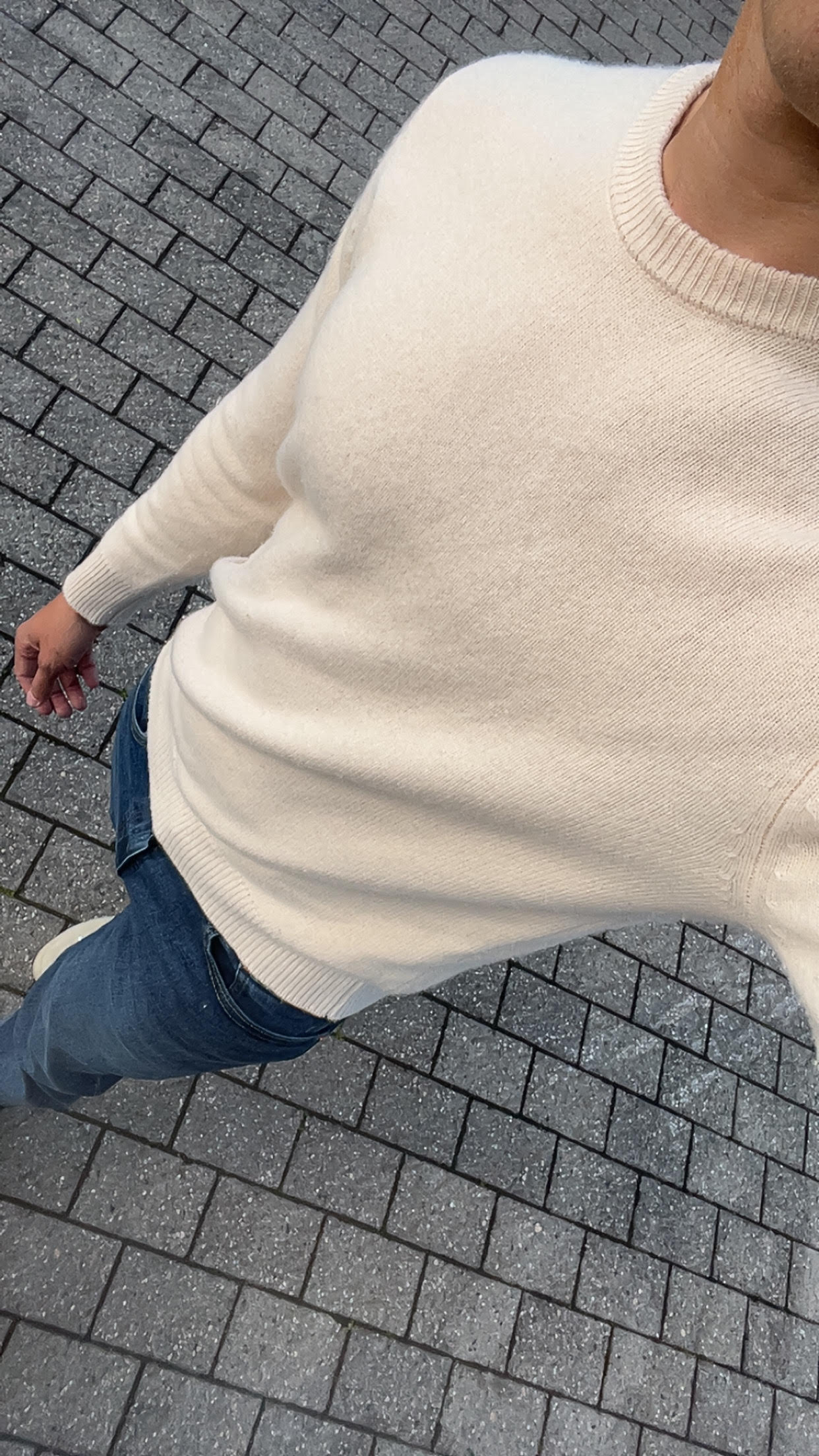BEIGE / LYS CREWNECK