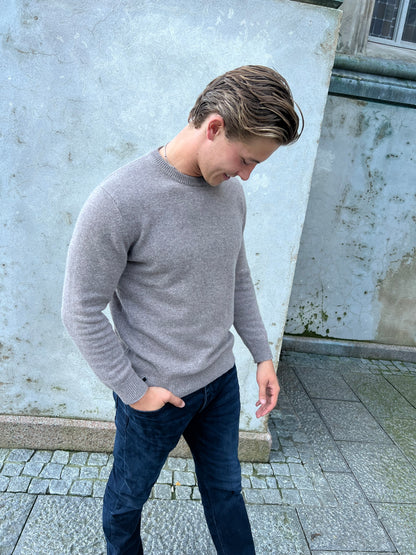Crewneck – Lys brun