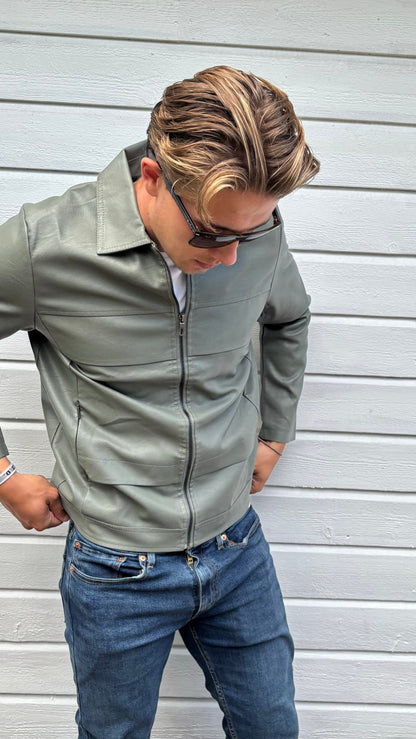 Overshirt – Olivengrønn